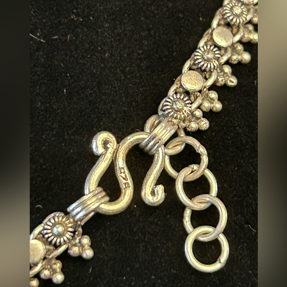 Vintage Sterling Silver Handmade Choker - Picture 9 of 16